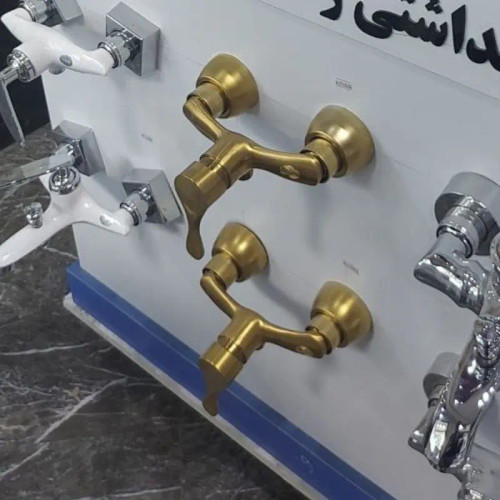 شیر توالت تک رستاک مدل نگین رنگ طلامات (ارسال رایگان)