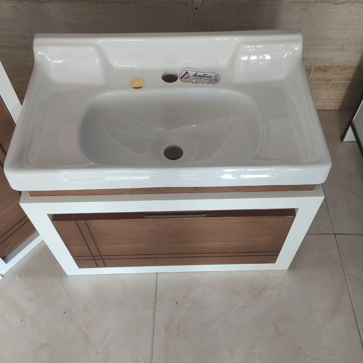 فولست کابینت و آینه باکس ارمیتاژ مدل آترا رنگ چام(ارسال به صورت پس کرایه)